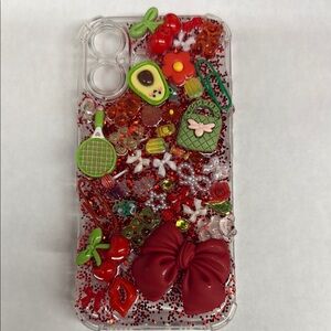 16 Festive Red and Green 3D Christmas Phone Case